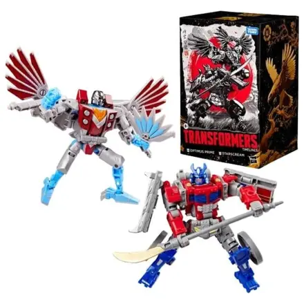 Transformers Zestaw figurek Optimus Prime & Starscream Timeline 12,5 cm zdjęcie produktu