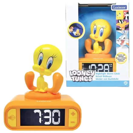 Budzik Tweety z lampką nocną zdjęcie produktu