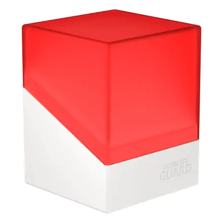 Pudełko na karty Ultimate Guard Boulder Deck Case 100+ SYNERGY Red/White termékfotója