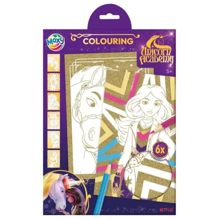 Unicorn Academy Shine Glittering Kolorowanka A4 zdjęcie produktu