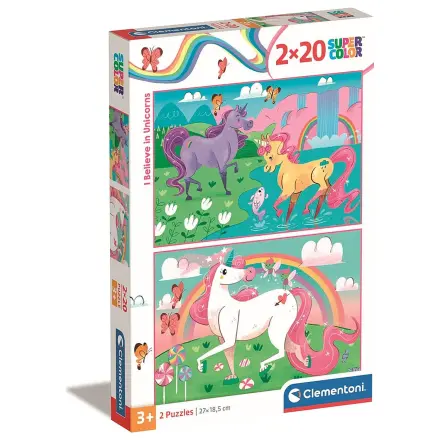 Unicorn Believe 2x20-częściowy Puzzle zdjęcie produktu