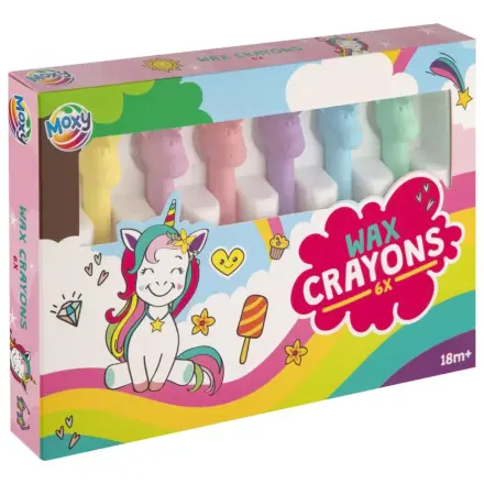 Unicorn Happy Shape Kredki, 6 sztuk zdjęcie produktu