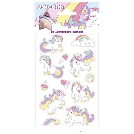 Unicorn Pastel Tattoo, zestaw 12 sztuk zdjęcie produktu