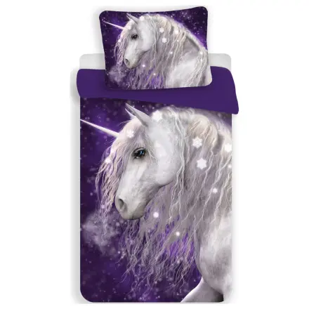 Unicorn Fioletowa Poszwa na kołdrę zdjęcie produktu