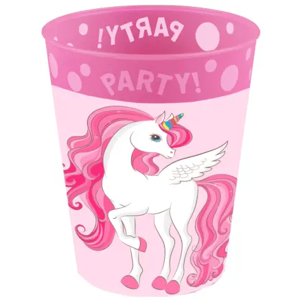 Unicorn Rainbow Colors Micro Zestaw 4 plastikowych kubków, 250 ml zdjęcie produktu