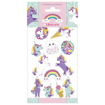 Tatuaż Unicorn Rainbow, 12 sztuk zdjęcie produktu