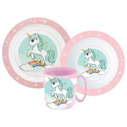 Zestaw naczyń Unicorn Range, Micro Plastic Set z Kubkiem zdjęcie produktu