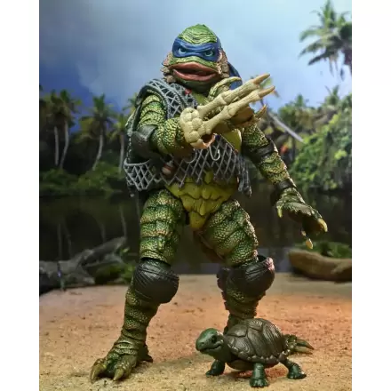 Universal Monsters x Teenage Mutant Ninja Turtles Figurka Akcji w Skali Leonardo jako Stwór 18 cm zdjęcie produktu