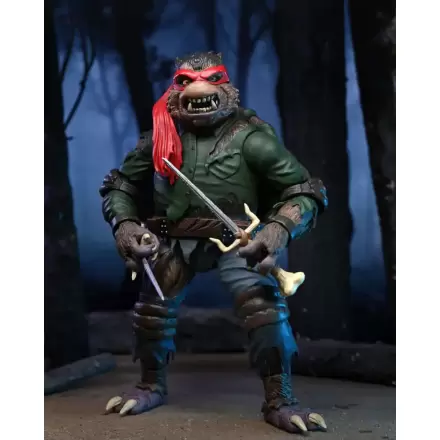 Universal Monsters x Teenage Mutant Ninja Turtles Action Figure Ultimate Raphael jako The Wolfman 18 cm Figurka Akcji termékfotója