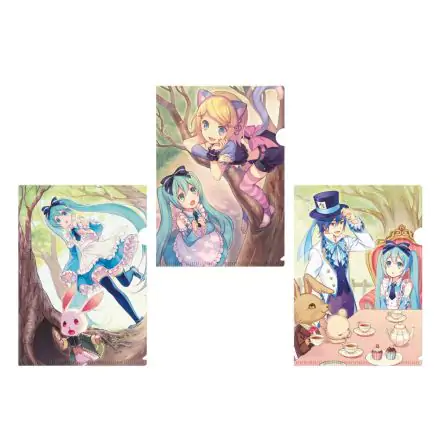 Vocaloid Clearfile 3-Set Zestaw z Charakterami termékfotója