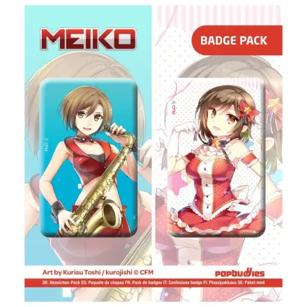 Vocaloid Button 2-pak Meiko (Art by Kurisu Toshi / kurojishi) zdjęcie produktu