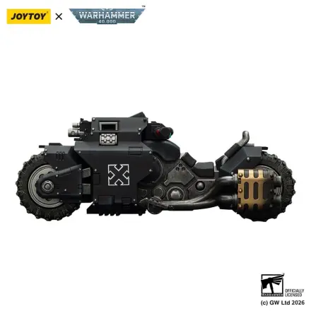 Warhammer 40,000 Raider-pattern Combat Bike Raven Guard z podwójnymi karabinami boltowymi 22 cm zdjęcie produktu