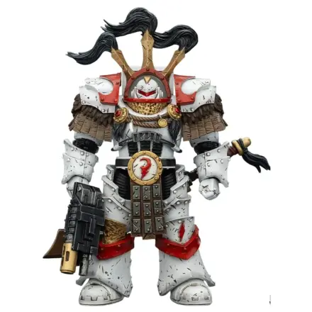 Warhammer 40,000 Action Figure White Scars Legion Praetor w pancerzu Cataphractii Terminator z Cyber Hawkiem, mieczem Chogorian i combi-melta 14 cm zdjęcie produktu
