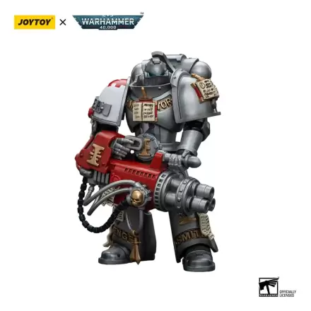 Warhammer 40k Figurka Akcji 1/18 Grey Knights Strike Squad Szary Rycerz z Psilencerem 12 cm termékfotója