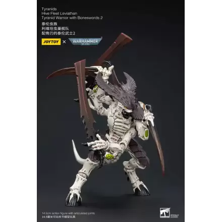 Warhammer 40k Figurka Akcji 1/18 Tyranids Hive Fleet Leviathan Tyranid Warrior z Boneswords 2 15 cm termékfotója