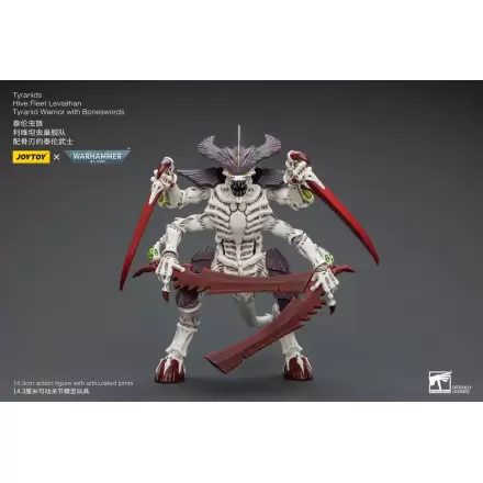 Warhammer 40k Figurka Akcji 1/18 Tyranids Hive Fleet Leviathan Tyranid Warrior z Boneswords 12 cm zdjęcie produktu