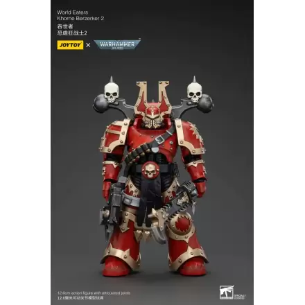 Warhammer 40k Figurka Akcji 1/18 World Eaters Khorne Berzerker 2 13 cm termékfotója