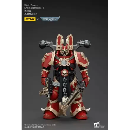 Warhammer 40k Figurka Akcji 1/18 World Eaters Khorne Berzerker 6 13 cm termékfotója