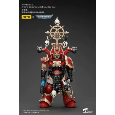 Warhammer 40k Figurka Akcji 1/18 World Eaters Khorne Berzerker z Berzerker lcon 13 cm termékfotója