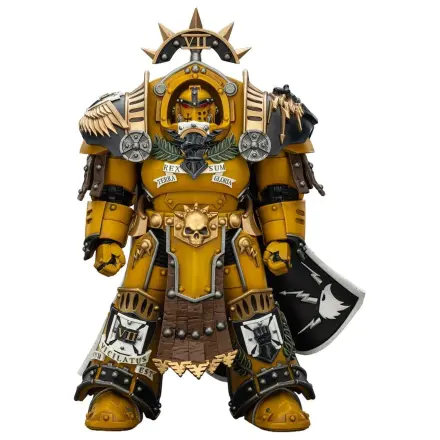 Warhammer Imperial Fists Figurka Akcji Legion Praetor w pancerzu Tartaros Terminator Armour z Power Sword i Vigil Storm Shield 14 cm zdjęcie produktu