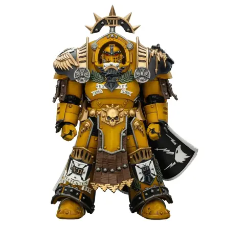 Warhammer Imperial Fists Figurka Akcji Legion Praetor w pancerzu Tartaros Terminator Armour z Power Sword i Vigil Storm Shield 14 cm zdjęcie produktu