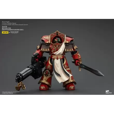 Warhammer The Horus Heresy Figurka Akcji 1/18 Blood Angels Crimson Paladins Squad Crimson Paladin z Iliastus Assault Cannon 14 cm termékfotója