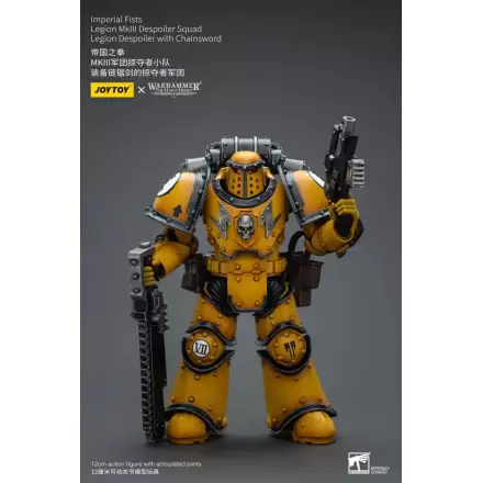 Warhammer The Horus Heresy Figurka Akcji 1/18 Imperial Fists Legion MkIII Despoiler Squad Legion Despoiler z mieczem łańcuchowym 12 cm zdjęcie produktu