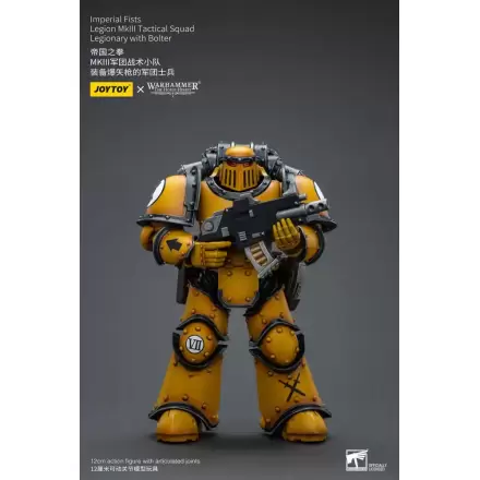 Warhammer The Horus Heresy Figurka Akcji 1/18 Imperial Fists Legion MkIII Tactical Squad Legionista z Bolterem 12 cm termékfotója