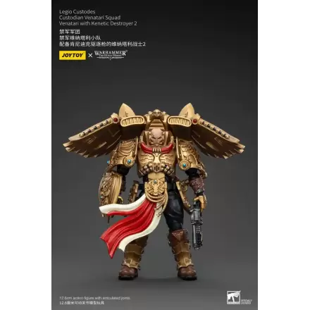 Warhammer The Horus Heresy Figurka Akcji 1/18 Legio Custodes Custodian Venatari Squad Venatari z Kenetic Destroyer 2 13 cm termékfotója