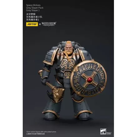 Warhammer The Horus Heresy Figurka Akcji 1/18 Space Wolves Grey Slayer Pack Grey Slayer 1 12 cm termékfotója