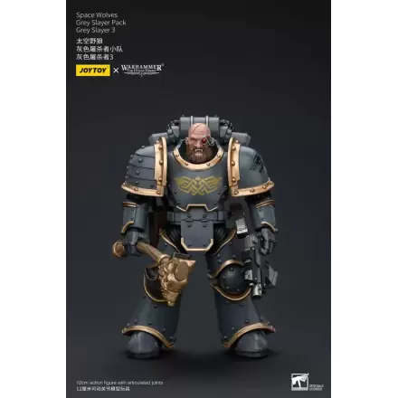 Warhammer The Horus Heresy Figurka Akcji 1/18 Space Wolves Grey Slayer Pack Grey Slayer 3 12 cm termékfotója