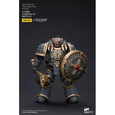 Warhammer The Horus Heresy Figurka Akcji 1/18 Space Wolves Grey Slayer Pack Huscarl 12 cm termékfotója