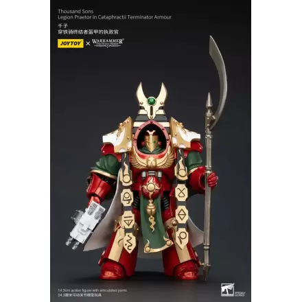 Warhammer The Horus Heresy Figurka Akcji 1/18 Thousand Sons Legion Praetor w Zbroi Terminatora Cataphractii 12 cm termékfotója