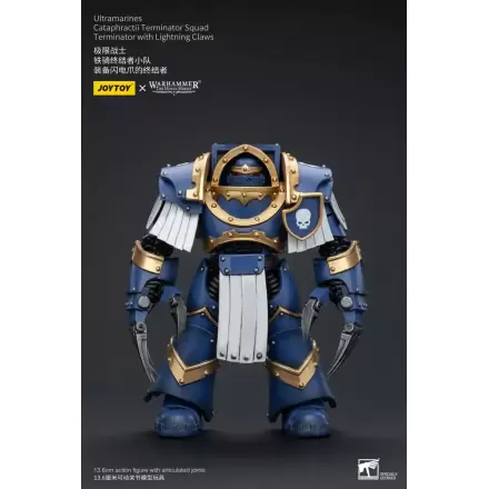 Warhammer The Horus Heresy Figurka Akcji 1/18 Ultramarines Cataphractii Terminator Squad Terminator ze Szponami Błyskawic 14 cm termékfotója