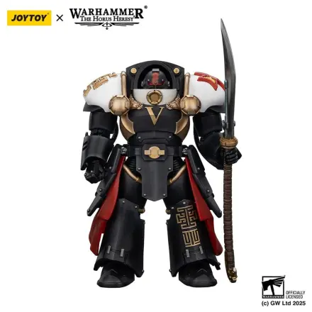 Warhammer The Horus Heresy figurka akcji White Scars Ebon Keshig Terminator 1 z Power Glaive 13 cm zdjęcie produktu