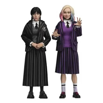 Wednesday Figurki Akcji 2 Pack Wednesday Addams (Nevermore Uniform) i Enid 20 cm zdjęcie produktu