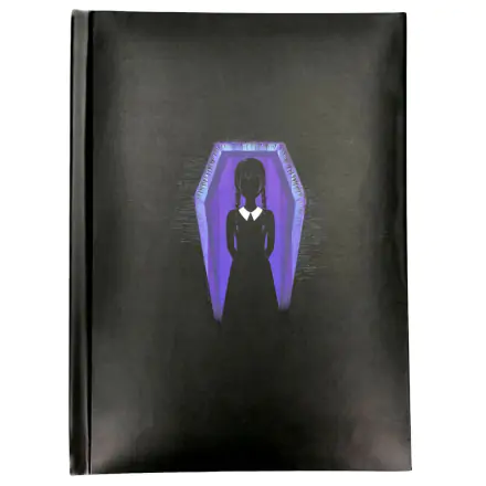 Notatnik A5 Wednesday Dark Side z Lampką zdjęcie produktu
