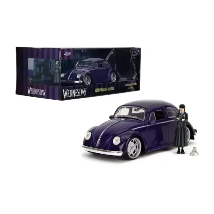 Wednesday Diecast Model 1/24 Volkswagen Beetle zdjęcie produktu