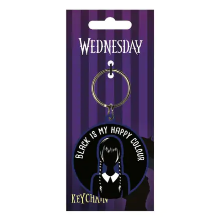 Gumowy brelok do kluczy Wednesday Happy Colour zdjęcie produktu