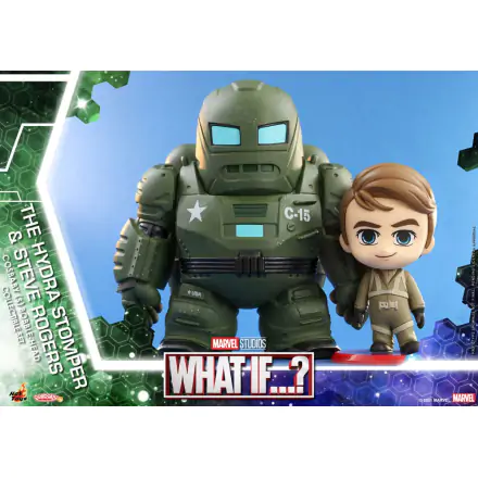 What If...? Cosbaby (S) Mini Figures Hydra Stomper & Steve Rogers Figurki 10 cm termékfotója