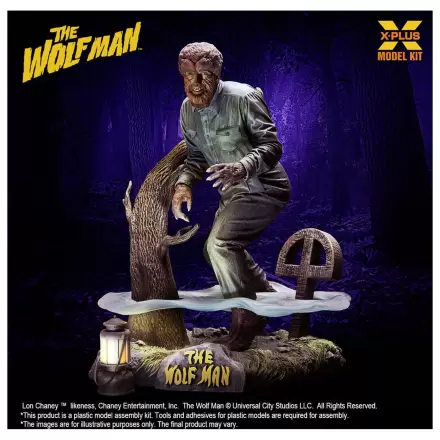 Model plastikowy Wolf Man 1/8 Lon Chaney Jr. jako Wilkołak 22 cm zdjęcie produktu
