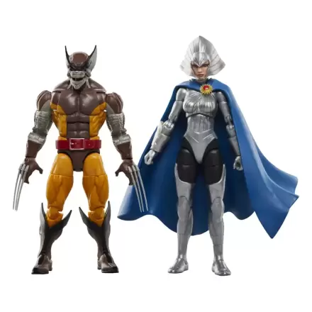 Wolverine 50th Anniversary Marvel Legends Figurka Akcji 2-Pack Wolverine & Lilandra Neramani 15 cm termékfotója