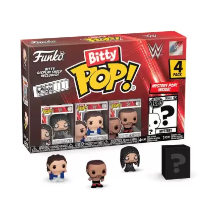 WWE Bitty Funko POP! Figurka winylowa 4-Pack The Undertaker 2,5 cm termékfotója