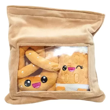 Yummis Together Plush Figures 2 Pack Pretzel & Beer w torbie na wynos 21 cm zdjęcie produktu