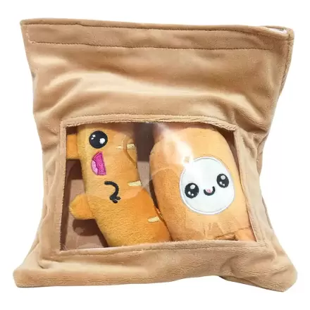 Yummis Together Pluszowe Figurki 2 sztuki w zestawie: Kiełbaska i Musztarda w torbie na wynos 21 cm zdjęcie produktu